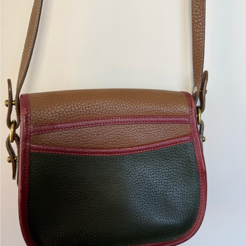 Vintage 90s Dooney and Bourke leather crossbody - Picture 6 of 10